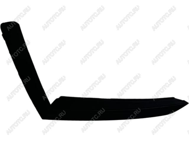 429 р. Левый молдинг переднего бампера BODYPARTS Skoda Octavia А8 лифтбэк (2019-2022) (Черный)  с доставкой в г. Пермь