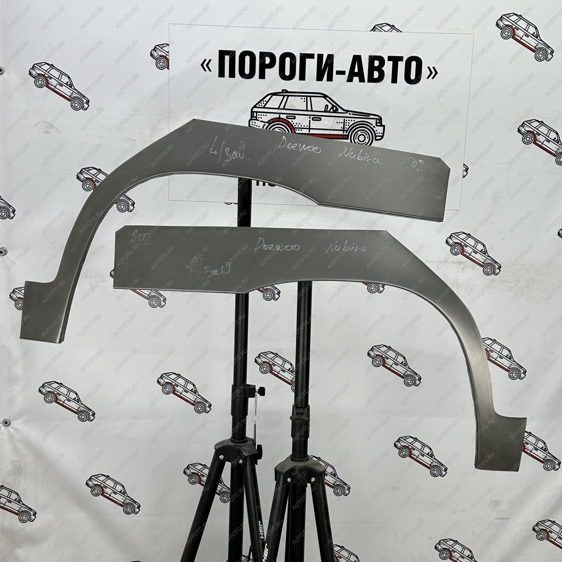 2 199 р. Ремонтные арки задних крыльев (Правая арка) Пороги-Авто Daewoo Nubira J100 (1997-2000) (холоднокатаная сталь 0,8мм)  с доставкой в г. Пермь