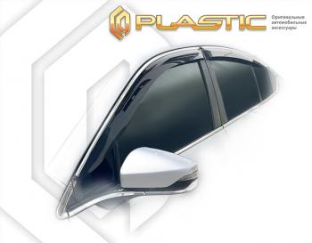Дефлектор окон CA-Plastic Subaru Legacy  BW,BT (2020-2022) седан дорестайлинг (Classic полупрозрачный)