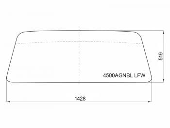 3 599 р. Стекло лобовое LADA 2101 70-88  2102 71-88  2103 72-84  2104 84-12 XYG 4500AGNBL LFW  с доставкой в г. Пермь. Увеличить фотографию 1