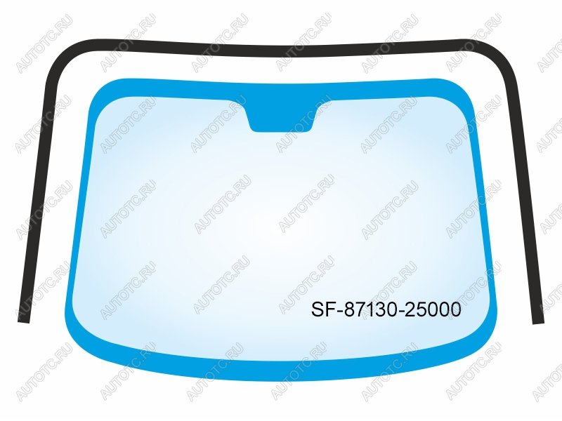 1 769 р. Молдинг заднего стекла Hyundai Accent 99-12  Verna 00-06  ТагАЗ Accent 99-12 SAT SF-87130-25000  с доставкой в г. Пермь