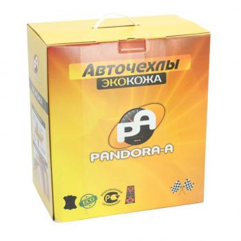 5 649 р. Авточехлы HYUNDAI Solaris KIA Rio седан (11-) экокожа черные PANDORA-A PANDORA-A solarisrio bk cla  с доставкой в г. Пермь. Увеличить фотографию 3