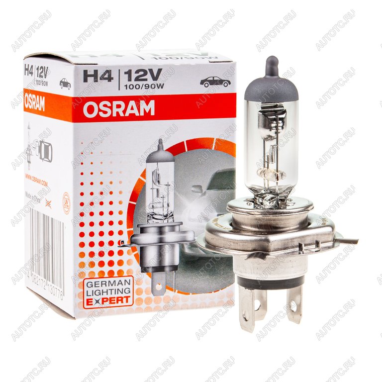 241 р. Лампа 12V H4 10090W P43t-38 12V OSRAM OSRAM 62204clc  с доставкой в г. Пермь