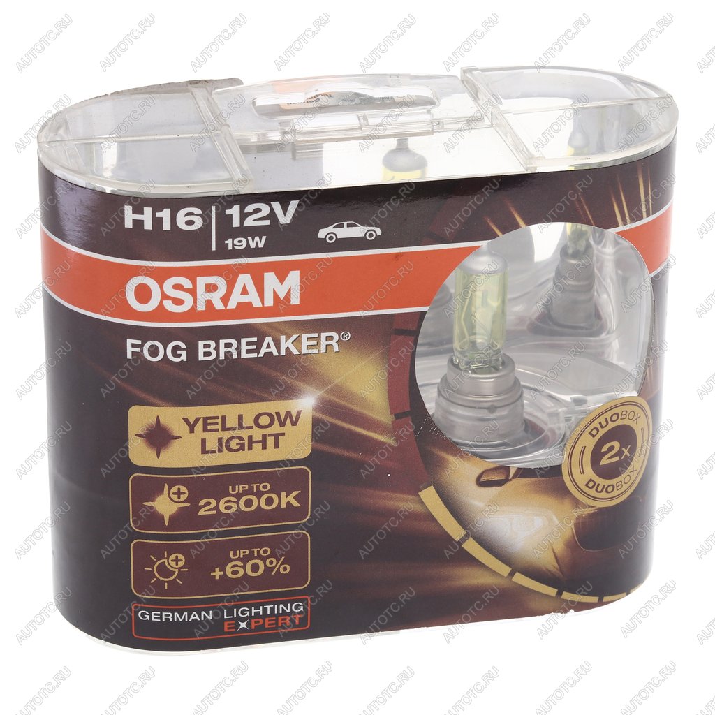 3 699 р. Лампа 12V H16 19W PGJ19-3 2600К евробокс (2шт.) Fog Breaker OSRAM OSRAM 62219fbr-hcb  с доставкой в г. Пермь