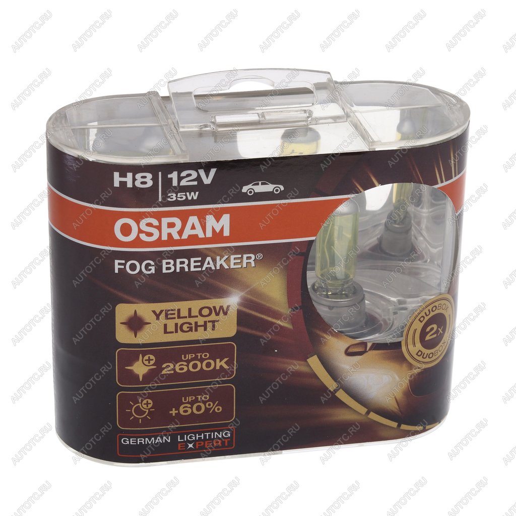 3 689 р. Лампа 12V H8 35W PGJ19-1 2600К евробокс (2шт.) Fog Breaker OSRAM OSRAM 62212fbr-hcb  с доставкой в г. Пермь