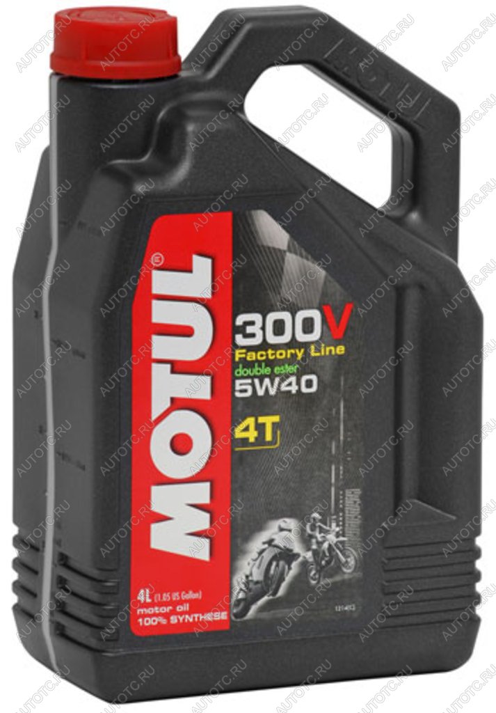 6 899 р. Масло моторное для 4-х тактных двигателей 300V 4T FACTORY LINE 5W40 синт.4л MOTUL MOTUL 104115  с доставкой в г. Пермь
