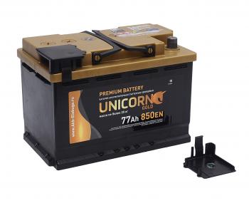 11 999 р. Аккумулятор UNICORN Gold 77Ач обратная полярность UNICORN 6ст77(0)  с доставкой в г. Пермь. Увеличить фотографию 2