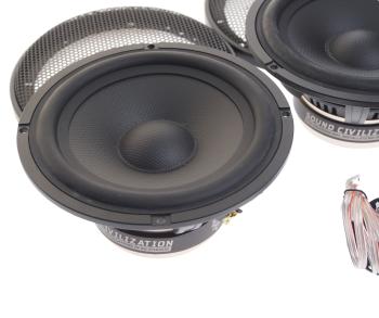 16 599 р. Колонки компонентные 6 (16см) 70Вт KICX KICX sound civilization qd 6.2  с доставкой в г. Пермь. Увеличить фотографию 2