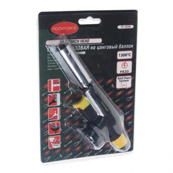 849 р. Горелка газовая под цанговый баллон с пьезоподжигом ROCKFORCE ROCKFORCE rf-162gb ROCKFORCE rf-162gb  с доставкой в г. Пермь. Увеличить фотографию 1