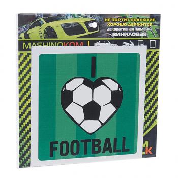 61 р. Наклейка виниловая I Love Footbal 10х10см MASHINOKOM MASHINOKOM vrc 606-06  с доставкой в г. Пермь. Увеличить фотографию 1