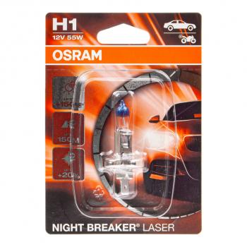 1 269 р. Лампа 12V H1 55W P14.5s +150% 3500K блистер (1шт.) Night Breaker Laser OSRAM OSRAM 64150nl-01b  с доставкой в г. Пермь. Увеличить фотографию 1