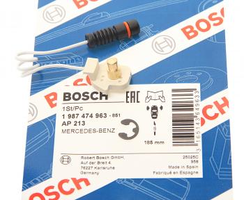 160 р. Датчик износа тормозных колодок MERCEDES ML (W163) передний BOSCH BOSCH 1987474963  с доставкой в г. Пермь. Увеличить фотографию 2