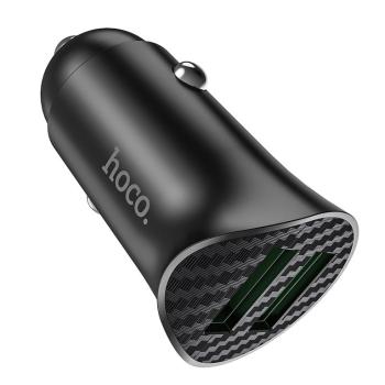 449 р. Устройство зарядное в прикуриватель 2USB 12V HOCO HOCO z39 black  с доставкой в г. Пермь. Увеличить фотографию 4