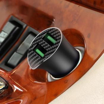 449 р. Устройство зарядное в прикуриватель 2USB 12V HOCO HOCO z39 black  с доставкой в г. Пермь. Увеличить фотографию 5