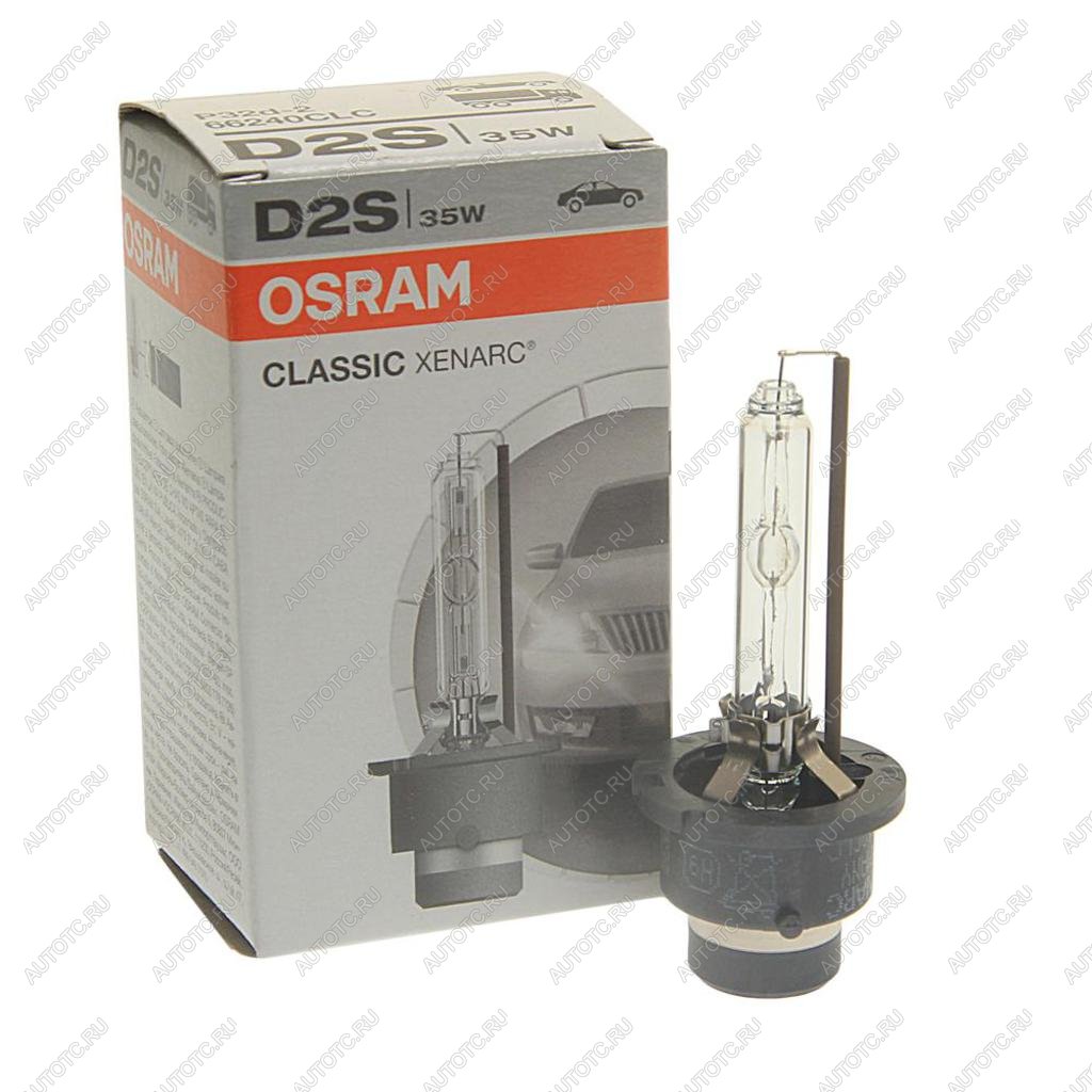 3 299 р. Лампа ксеноновая D2S 35W P32d-2 4150K 85V Classic OSRAM OSRAM 66240clc  с доставкой в г. Пермь