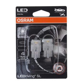 1 959 р. Лампа светодиодная 12V W215W W3x16q 6000K блистер (2шт.) LEDriving SL OSRAM OSRAM 7515dwp-02b  с доставкой в г. Пермь. Увеличить фотографию 1