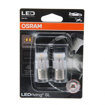 2 089 р. Лампа светодиодная 12V PY21W BA15s блистер (2шт.) LEDriving SL Yellow OSRAM OSRAM 7506dyp-02b  с доставкой в г. Пермь. Увеличить фотографию 1
