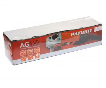 5 399 р. Машина углошлифовальная 1300Вт 125мм 6000-11000об/мин. PATRIOT PATRIOT ag125 PATRIOT ag125  с доставкой в г. Пермь. Увеличить фотографию 3