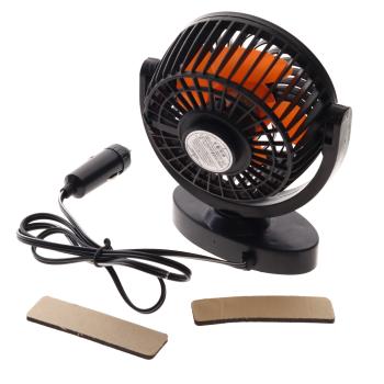 559 р. Вентилятор в салон 12V на платфоре черно-оранжевый ROWGO ROWGO rg-1228  с доставкой в г. Пермь. Увеличить фотографию 2