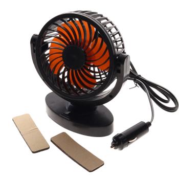 Вентилятор в салон 12V на платфоре черно-оранжевый ROWGO ROWGO rg-1228