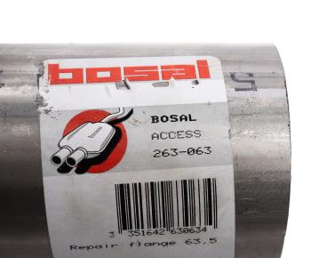 3 299 р. Фланец трубы глушителя ремонтный d=63.5мм BOSAL BOSAL 263-063  с доставкой в г. Пермь. Увеличить фотографию 3
