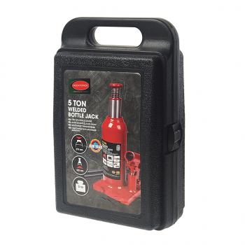 2 099 р. Домкрат бутылочный 5т 185-360мм с клапаном в кейсе ROCKFORCE ROCKFORCE rf-t90504s ROCKFORCE rf-t90504s  с доставкой в г. Пермь. Увеличить фотографию 2