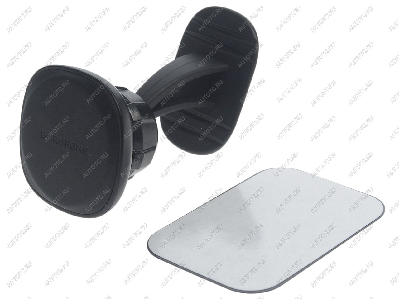 182 р. Держатель телефона универсальный магнитный черный BOROFONE BOROFONE bh103 black  с доставкой в г. Пермь