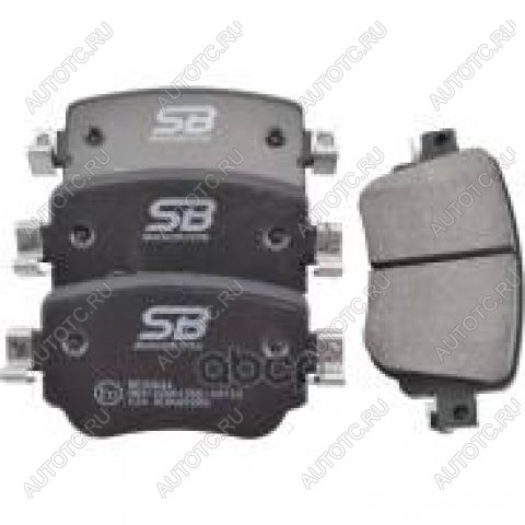 3 899 р. Колодки тормозные задние BREMBO Skoda Octavia A7 дорестайлинг лифтбэк (2012-2017)  с доставкой в г. Пермь