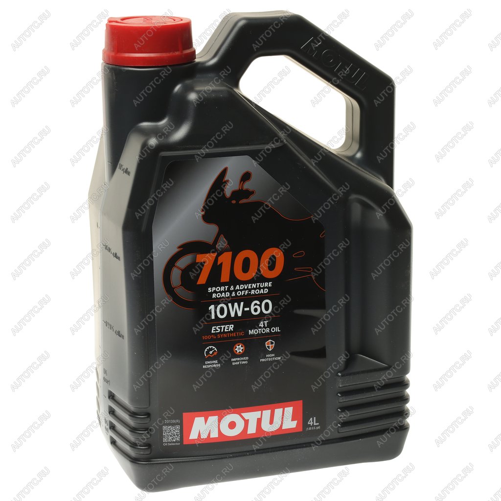 7 249 р. Масло моторное 7100 4T 10W60 синт.4л MOTUL MOTUL 104101  с доставкой в г. Пермь