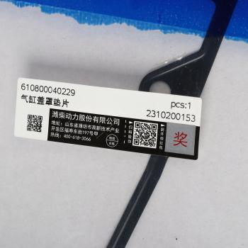 1 269 р. Прокладка SHACMAN SHAANXI дв.WP7 крышки клапанной OE SHACMAN 610800040229  с доставкой в г. Пермь. Увеличить фотографию 4