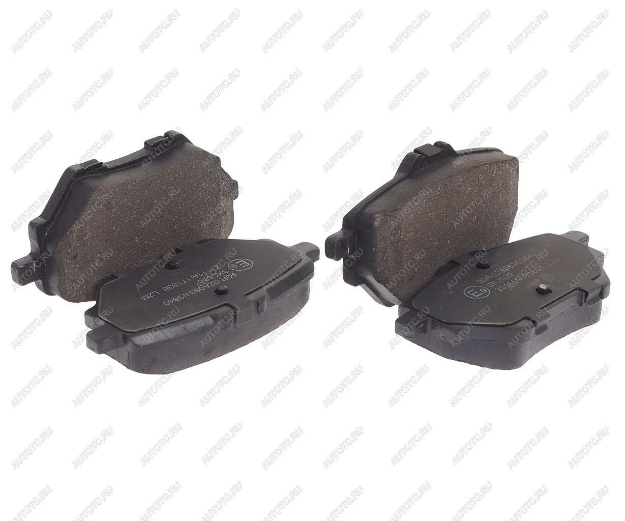 2 199 р. Колодки тормозные CITROEN C4 (13-) задние (4шт.) EUROREPAR EUROREPAR 1619790880  с доставкой в г. Пермь