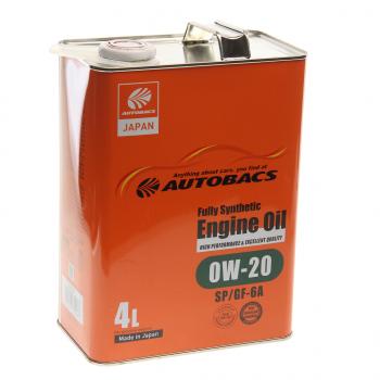 4 999 р. Масло моторное ENGINE OIL 0W20 синт.4л Япония AUTOBACS AUTOBACS a00032230  с доставкой в г. Пермь. Увеличить фотографию 1
