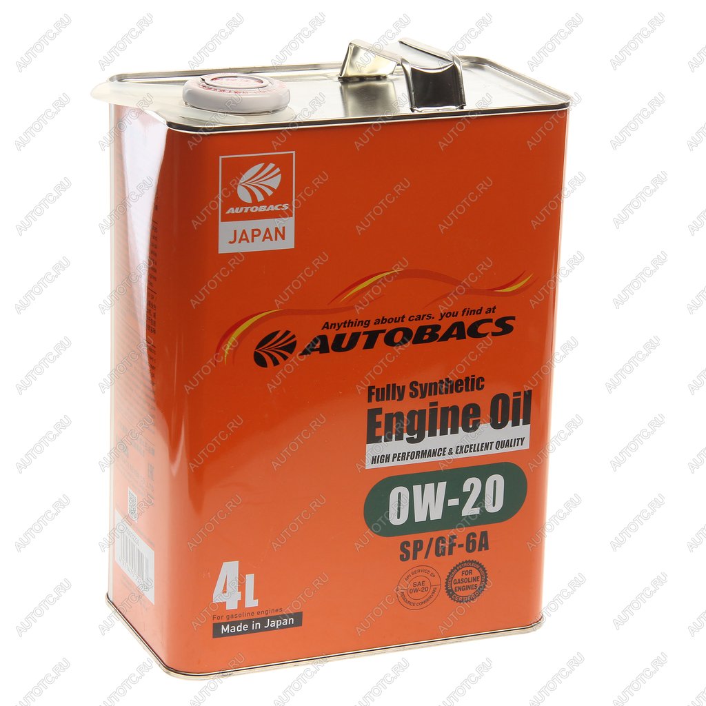 4 999 р. Масло моторное ENGINE OIL 0W20 синт.4л Япония AUTOBACS AUTOBACS a00032230  с доставкой в г. Пермь
