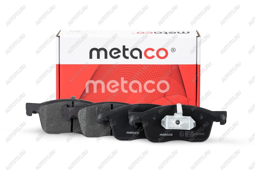 3 269 р. Колодки тормозные передние (4шт.) METACO CITROEN Jumper 230 (1994-2002)  с доставкой в г. Пермь