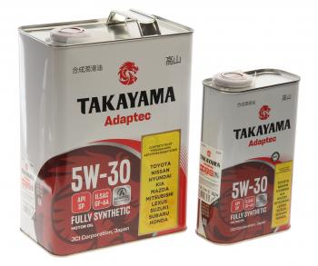2 689 р. Масло моторное Adaptec SPGF-6A 5W30 синт.4+1л TAKAYAMA TAKAYAMA 101942  с доставкой в г. Пермь. Увеличить фотографию 1
