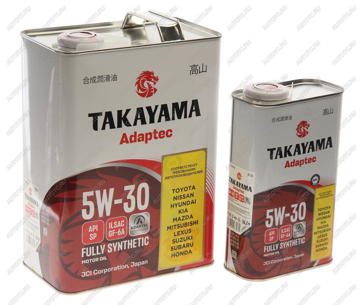 2 689 р. Масло моторное Adaptec SPGF-6A 5W30 синт.4+1л TAKAYAMA TAKAYAMA 101942  с доставкой в г. Пермь