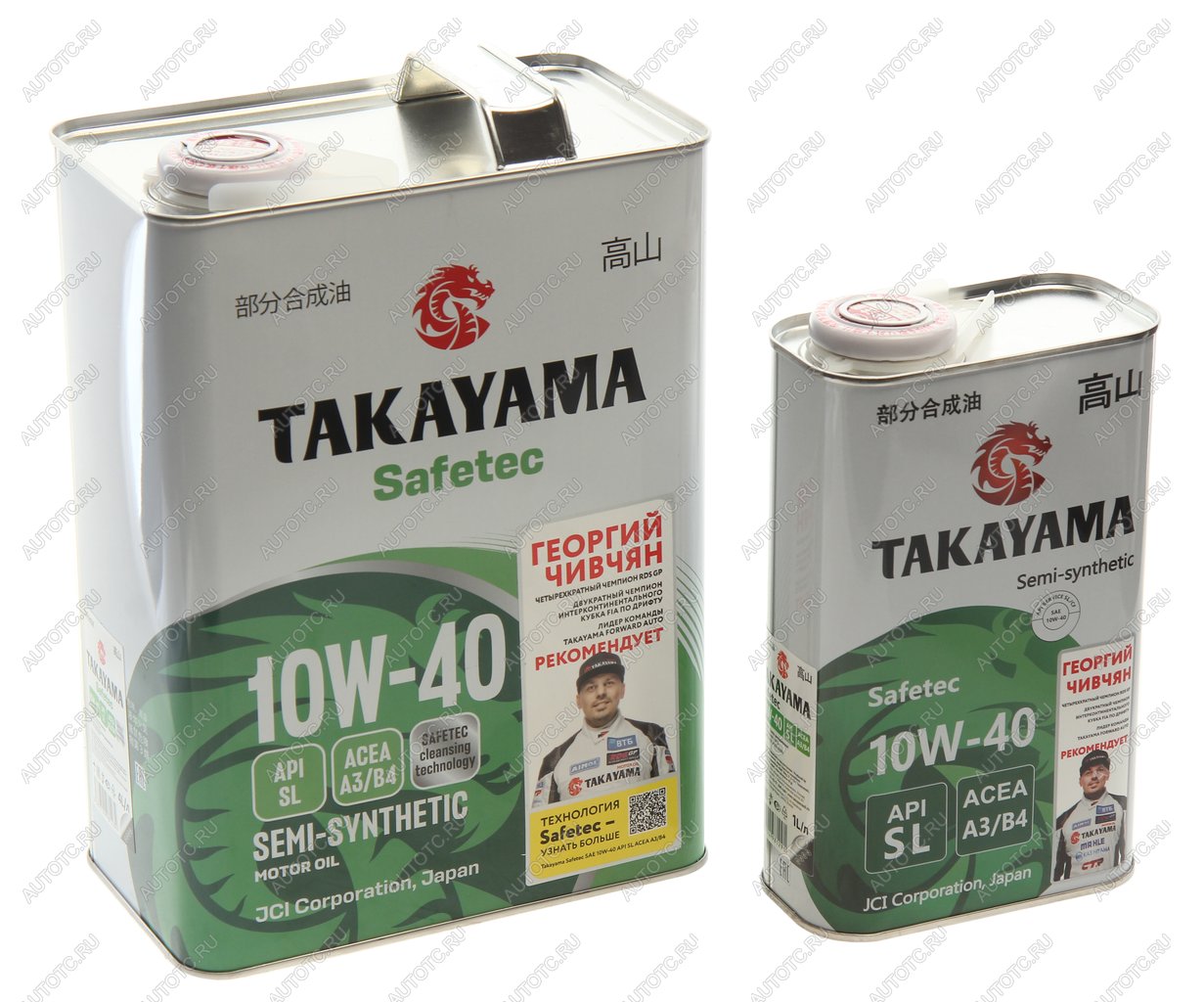2 249 р. Масло моторное Safetec A3B4 10W40 псинт.4+1л TAKAYAMA TAKAYAMA 605621  с доставкой в г. Пермь