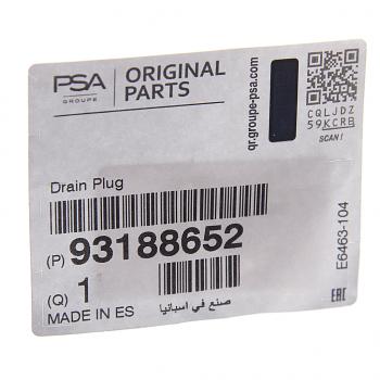 2 069 р. Пробка радиатора OPEL Corsa D сливная OE GENERAL MOTORS 93188652  с доставкой в г. Пермь. Увеличить фотографию 3