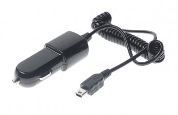 233 р. Устройство зарядное в прикуриватель 12V 1A встроенный кабель mini USB PARTNER PARTNER prt-028252  с доставкой в г. Пермь. Увеличить фотографию 1