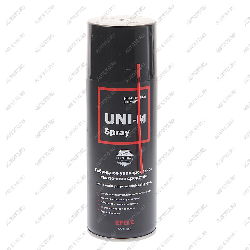 829 р. Смазка универсальная проникающая UNI-M 520мл аэрозоль EFELE EFELE 0092492  с доставкой в г. Пермь