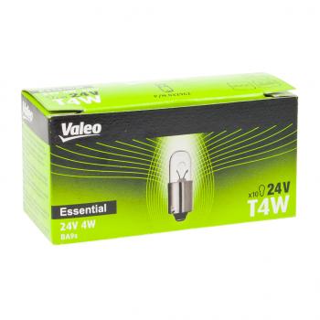 23 р. Лампа 24V T4W BA9s (1шт.) Essential VALEO VALEO 032962  с доставкой в г. Пермь. Увеличить фотографию 2