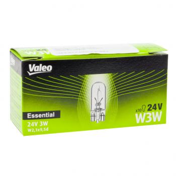 25 р. Лампа 24V W3W W2.1x9.5d (1шт.) Essential VALEO VALEO 032955  с доставкой в г. Пермь. Увеличить фотографию 2