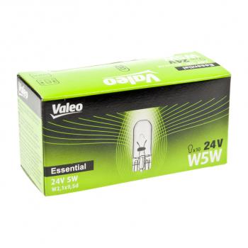 22 р. Лампа 24V W5W T10 W2.1x9.5d (1шт.) Essential VALEO VALEO 032956  с доставкой в г. Пермь. Увеличить фотографию 3