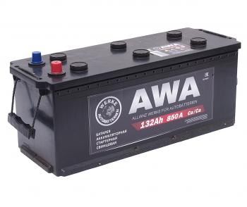 16 449 р. Аккумулятор AWA 132Ач AWA 6ст132(4)  с доставкой в г. Пермь. Увеличить фотографию 1