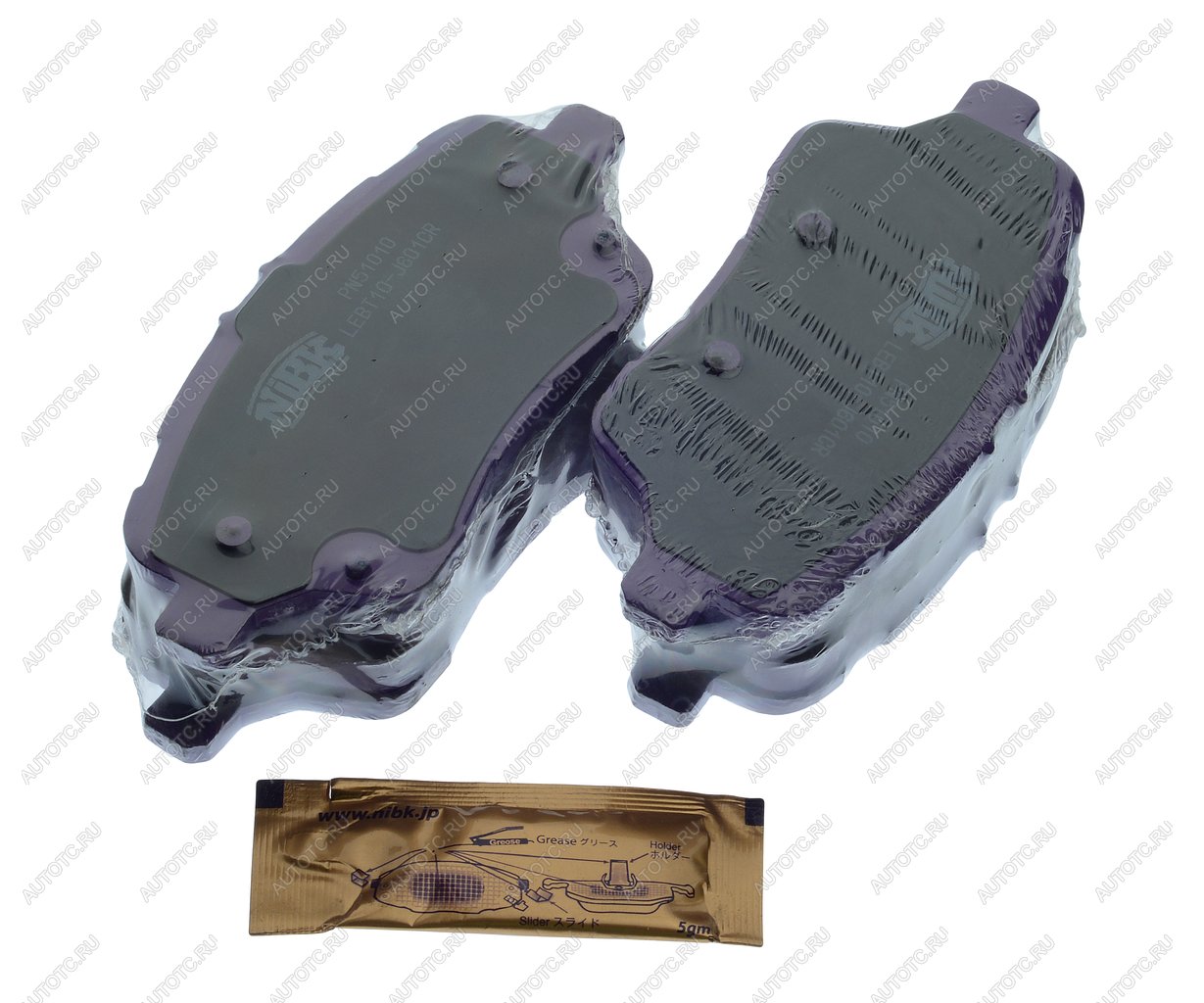 2 589 р. Колодки тормозные передние (4шт.) NIBK Ford Fiesta 6 хэтчбэк 5 дв. рестайлинг (2012-2019)  с доставкой в г. Пермь