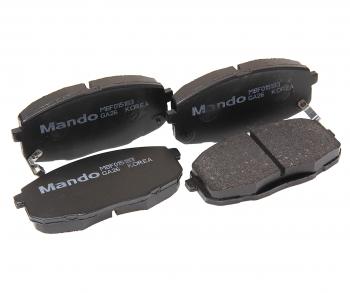 1 899 р. Колодки тормозные HYUNDAI Creta (17-),i30 KIA Ceed (07-) передние (4шт.) MANDO MANDO mbf015183 MANDO mbf015183  с доставкой в г. Пермь. Увеличить фотографию 1