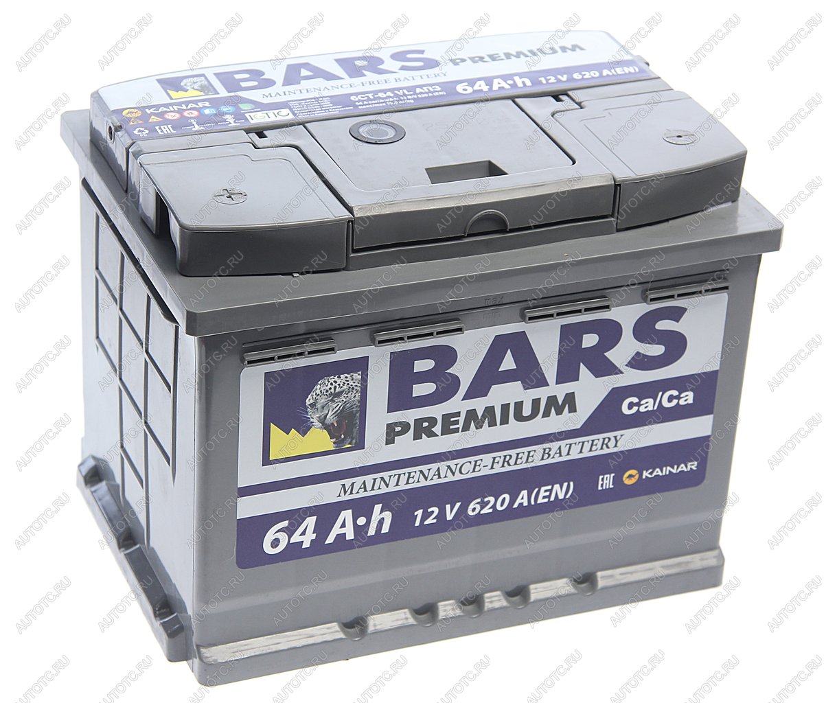 6 999 р. Аккумулятор BARS Premium 64Ач KAINAR 6ст64(1)  с доставкой в г. Пермь