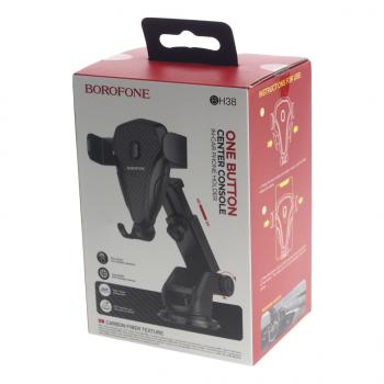 439 р. Держатель телефона универсальный BOROFONE BOROFONE bh38 black  с доставкой в г. Пермь. Увеличить фотографию 3