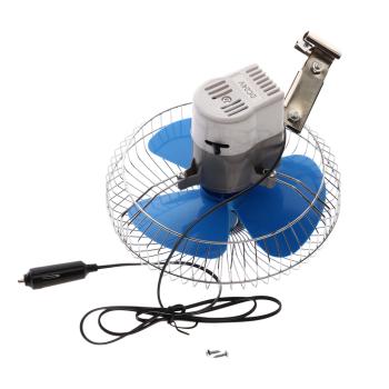 1 059 р. Вентилятор в салон 24V 8 (с решеткой металл) 21см SKYWAY SKYWAY s01901006  с доставкой в г. Пермь. Увеличить фотографию 3