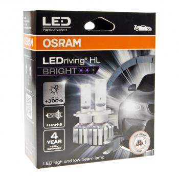 8 999 р. Лампа светодиодная 12V H7H18 PX26dPY26d-1 +300% 6000K (2шт.) Ledriving HL Bright White OSRAM OSRAM 64210dwbrt-2hfb  с доставкой в г. Пермь. Увеличить фотографию 5